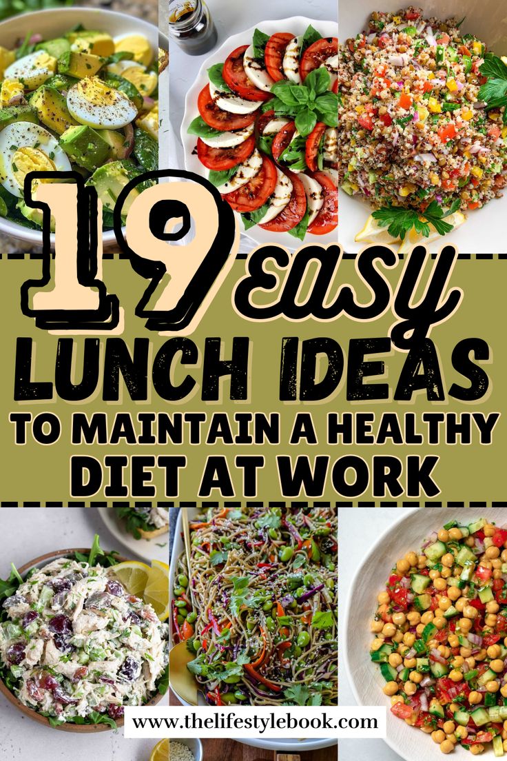19 Delicious and Easy Healthy Lunch Ideas for Work The Lifestyle Book