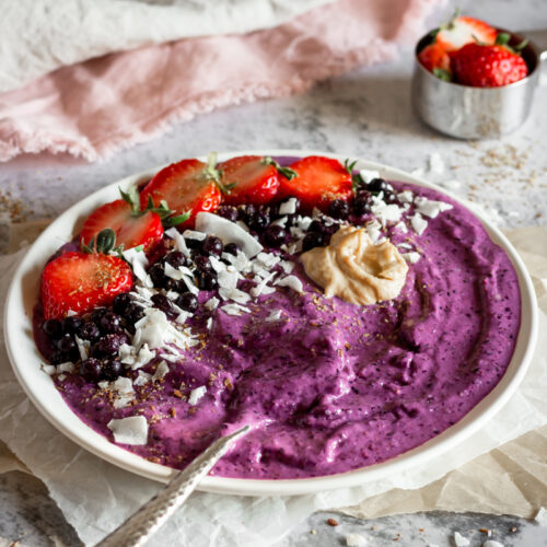healthy blueberry smoothie bowl recipes