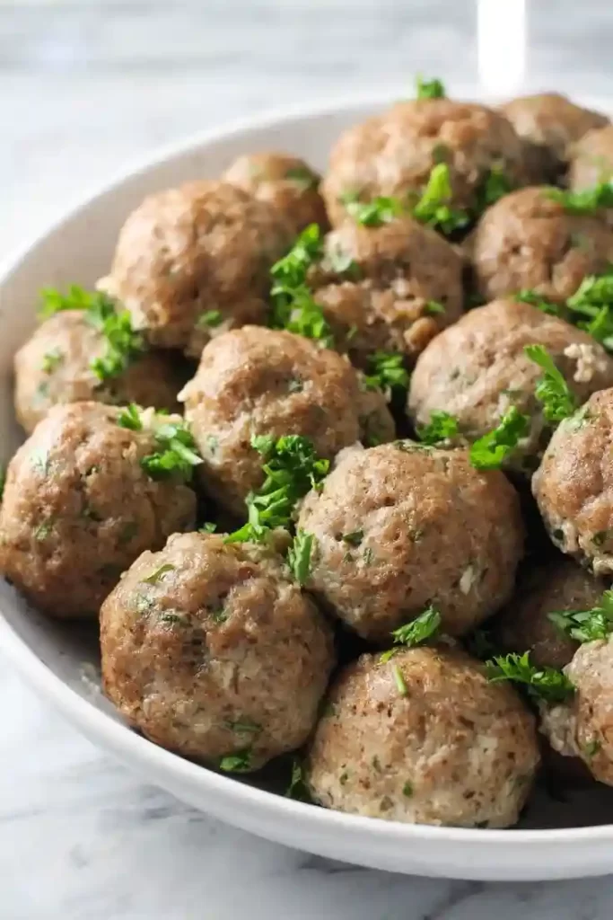 Meatballs Without Breadcrumbs and Eggs