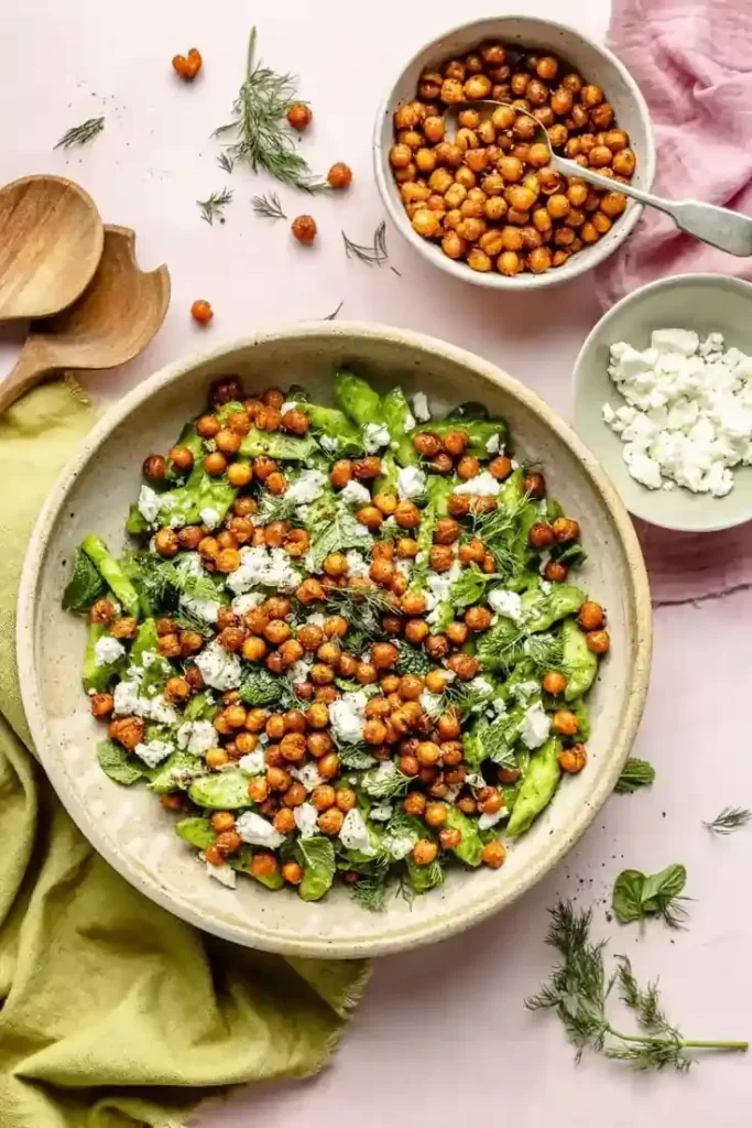 Green Goddess Salad with Chickpeas
