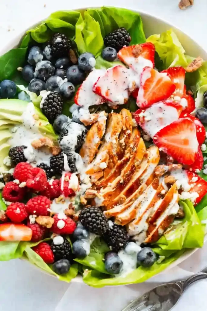 Four-Berry Spinach Salad