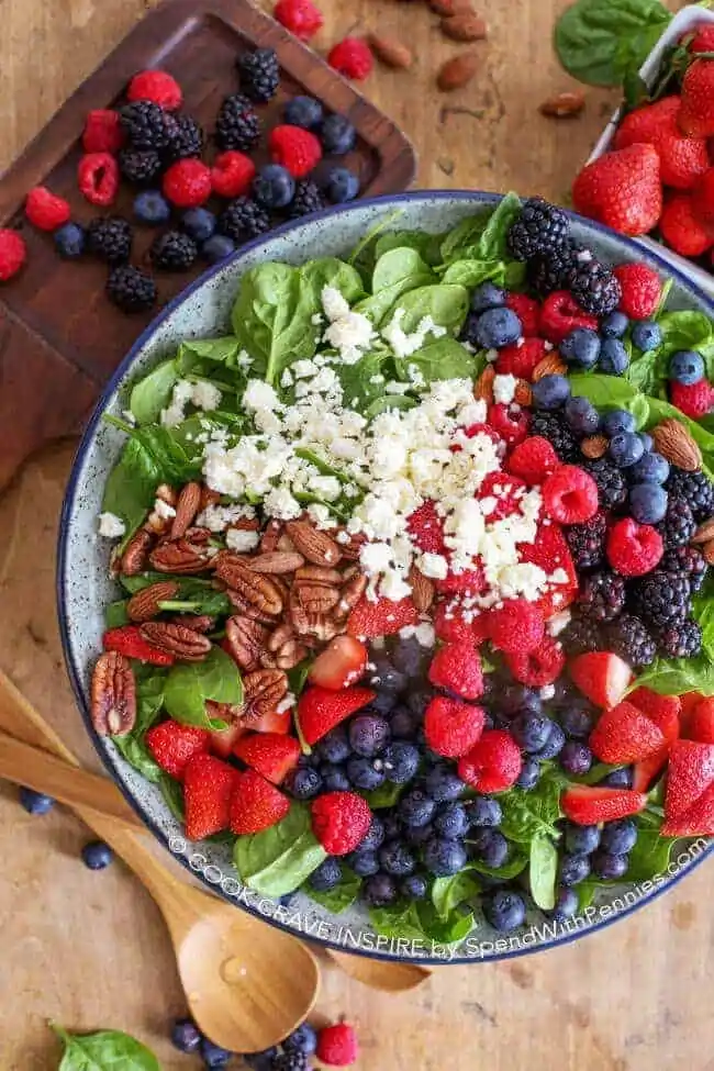 Fruit and Nut Summer Salad