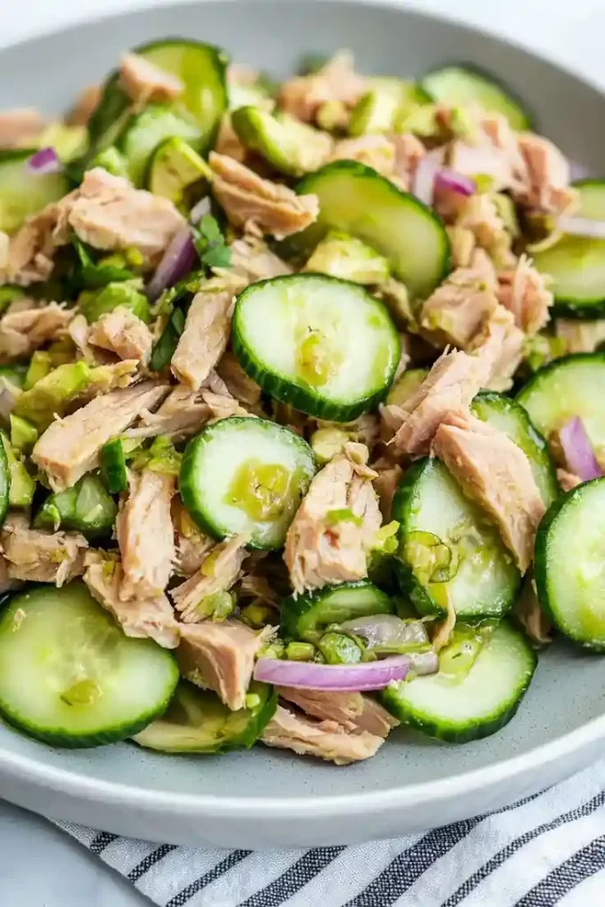 Tuna Salad Cucumber Recipe
